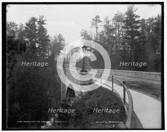 Bridge over the Cascadilla, N.Y., between 1890 and 1901. Creator: Unknown.