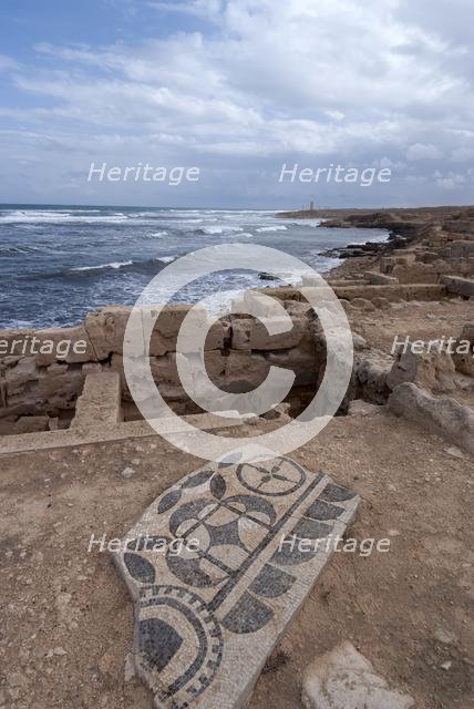 Libya, Sabratha, Seawards Baths, 2007. Creator: Ethel Davies.