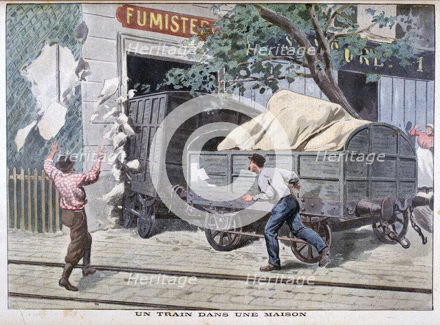 Train crash, 1900. Artist: Unknown