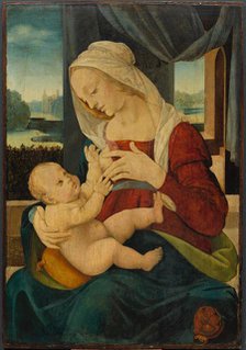 Virgin and Child, 1400s. Creator: Lorenzo di Credi (Italian, 1459-1537), follower of.