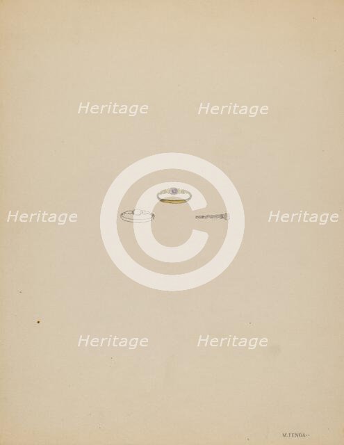 Ring, 1935/1942. Creator: Michael Fenga.