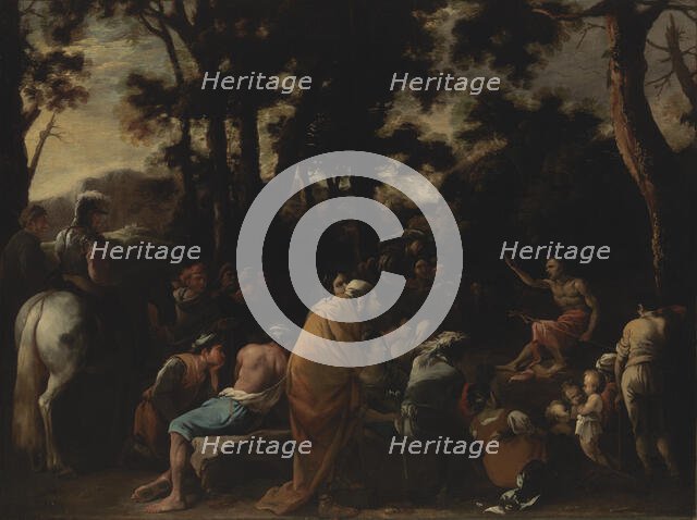 Saint John the Baptist Preaching, 1636-1638. Creator: Salvator Rosa.