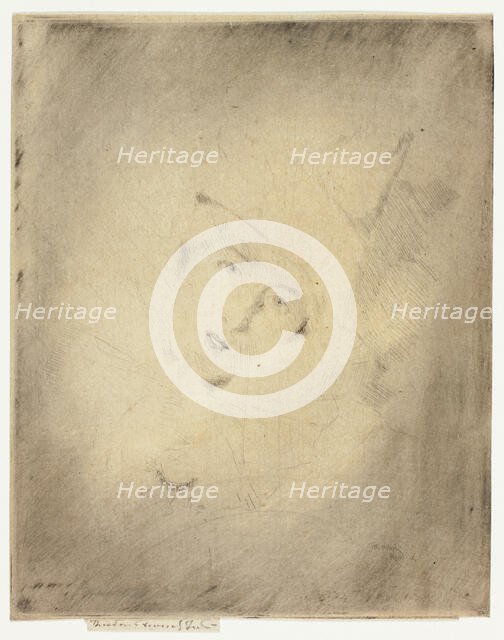 Pierrot, Portrait of the Lady A. C., 1888. Creator: Theodore Roussel.