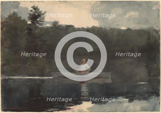 The Lone Fisherman, 1889. Creator: Winslow Homer.