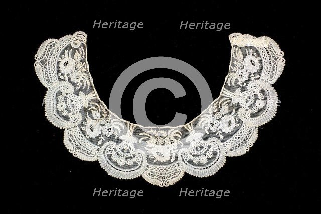Collar, probably Belgian, ca. 1850. Creator: Unknown.