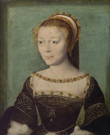 Anne de Pisseleu (1508-1576), Duchesse d'Etampes, ca. 1535-40. Creator: Corneille de Lyon.