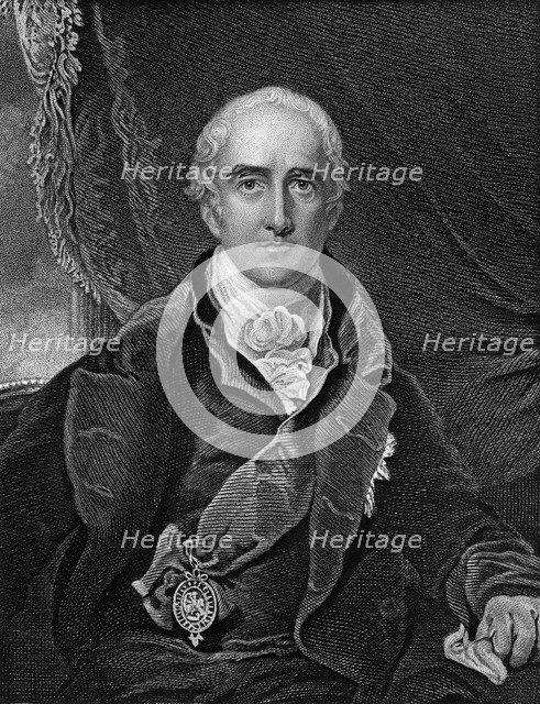Richard Wellesley, Marquis Wellesley, British politician and colonial administrator, 1813 (c1857).Artist: G Adcock