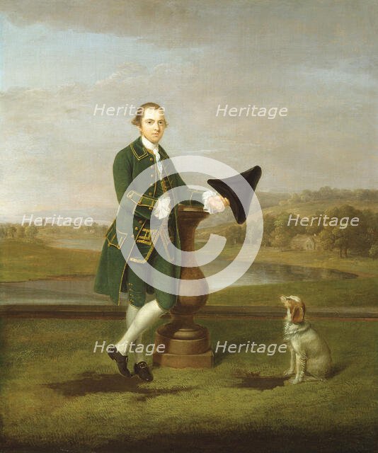 Portrait of a Man, 1763. Creator: Arthur Devis.