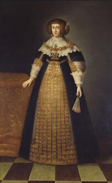 Cecilia Renata, Archduchess of Austria, Queen of Poland, c.1640. Creator: Peter Danckerts de Rij.