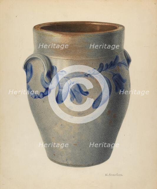 Crock, c. 1937. Creator: Nicholas Amantea.