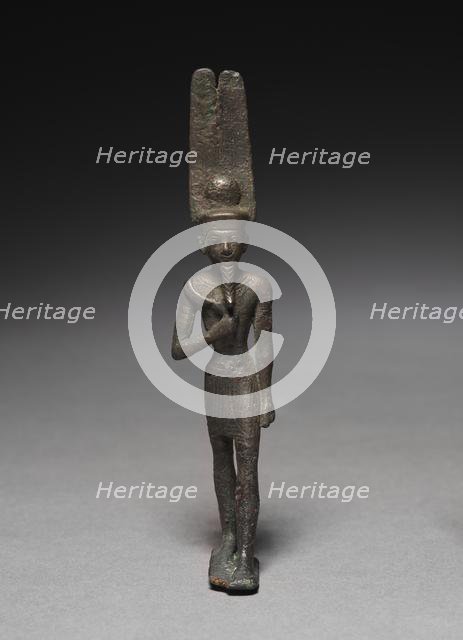 Statuette of Amen-Ra, 664-525 BC. Creator: Unknown.