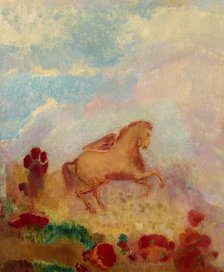 Pegasus. Creator: Redon, Odilon (1840-1916)