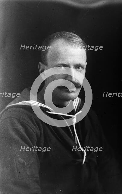 Unknown man in Air Force uniform, c1910s. Creator: Robert Augustus Henry L'Estrange.