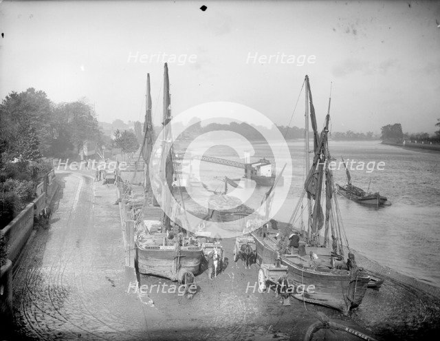 Putney Wharf, Putney, Greater London, 1895. Artist: Henry Taunt
