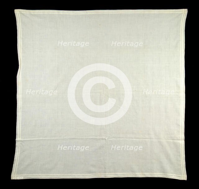 Kerchief, American, 1840. Creator: Unknown.