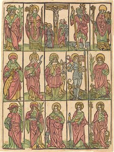 Fourteen Auxiliary Saints, c. 1500. Creator: Unknown.