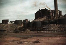 Copper mining and sulfuric acid plant, Copperhill, Tenn., 1940. Creator: Marion Post Wolcott.