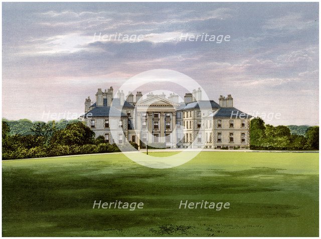 Dalkeith Palace, Edinburgh, Scotland, home of the Duke of Buccleuch, c1880. Artist: Unknown