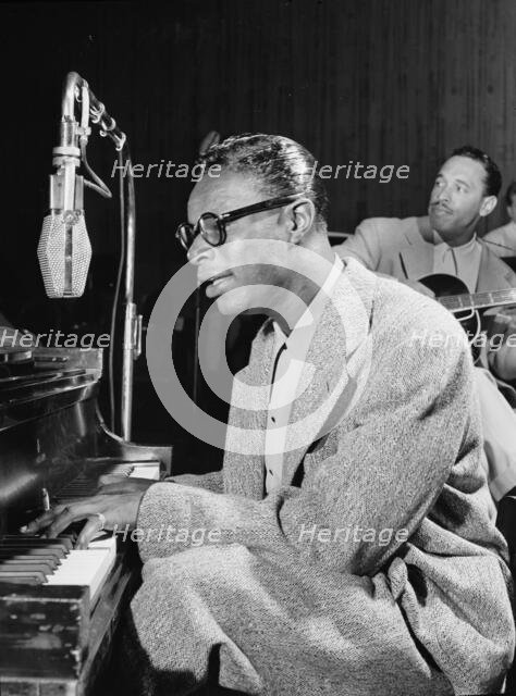 Portrait of Nat King Cole and Oscar Moore, New York, N.Y., ca. July 1946. Creator: William Paul Gottlieb.