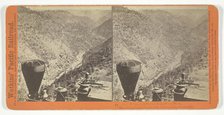 Am. River and Cañon from Cape Horn, River below Railroad 1,400 feet. 57 miles..., 1864/69. Creator: Alfred A. Hart.