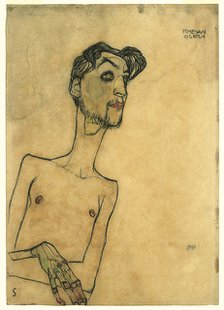 Mime van Osen, 1910. Artist: Schiele, Egon (1890–1918)