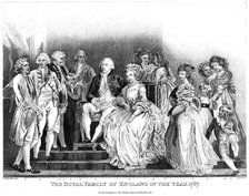 The Royal Family of England in the year 1787, (1820). Artist: Roberts