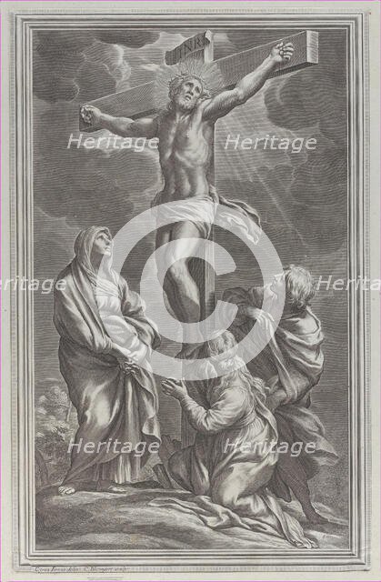 The Crucifixion, 1662. Creator: Cornelis Bloemaert.
