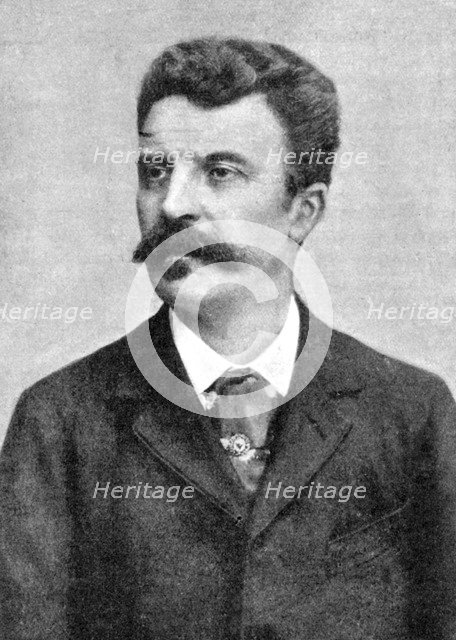 Guy de Maupassant (1850-1893), French writer, early 20th century. Artist: Unknown