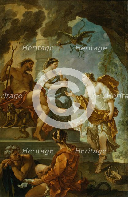 Psyche Obtaining the Elixir of Beauty from Proserpine, c1735. Creator: Charles-Joseph Natoire.