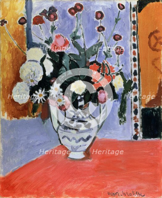 'Bunch of Flowers (Vase with two handles)', 1907.  Creator: Henri Matisse.