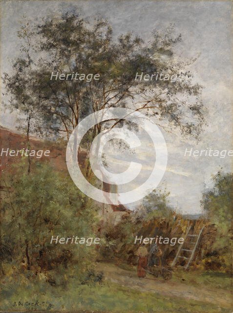 Summer Landscape, 1887-1897. Creator: Julia Stigzelius-de Cock.