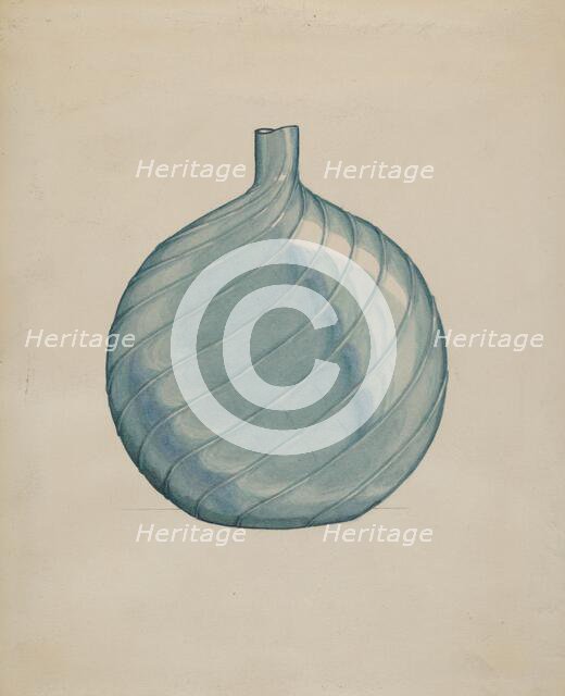 Flask, c. 1936. Creator: Dorothy Posten.