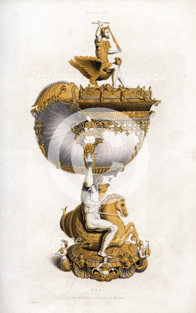 Cup, c1530, (1843).Artist: Henry Shaw
