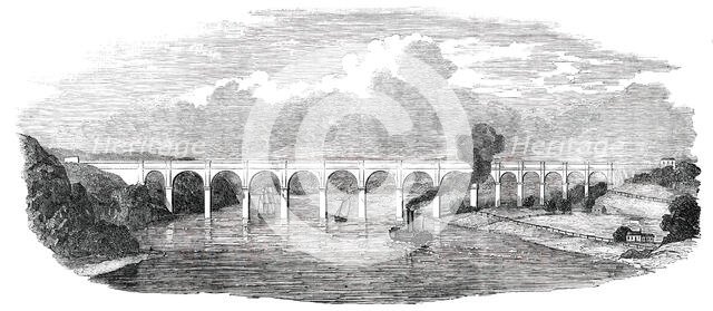 The Croton Aqueduct - Harlem River Bridge, 1850. Creator: Unknown.