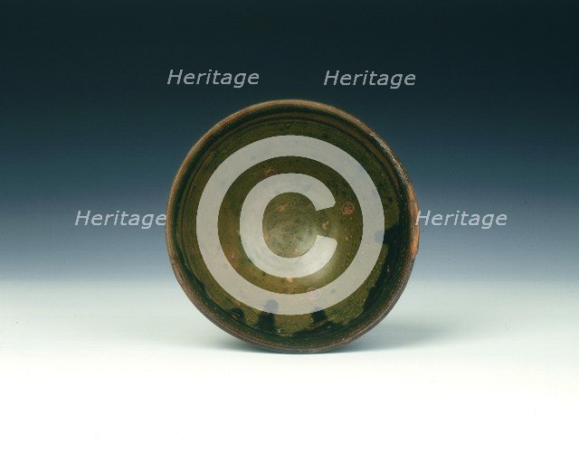 Brown and green glazed tea bowl, Southern Song dynasty, China, 1127-1279. Artist: Unknown