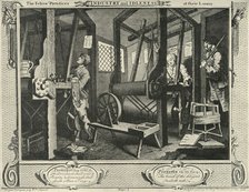 'Interior of a Weaver's Workshop', 1747, (1925). Creator: William Hogarth.