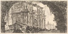 Plate 9: Arch of Constantine in Rome (Arco di Costantino in Roma), ca. 1748. Creator: Giovanni Battista Piranesi.