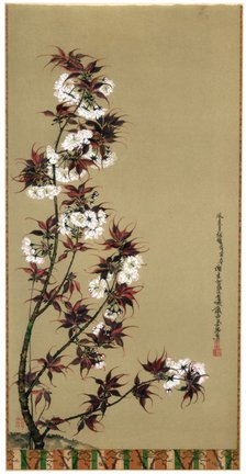 'The Cherry Blossoms of Mikawa', 19th century (1886). Artist: Wilhelm Greve