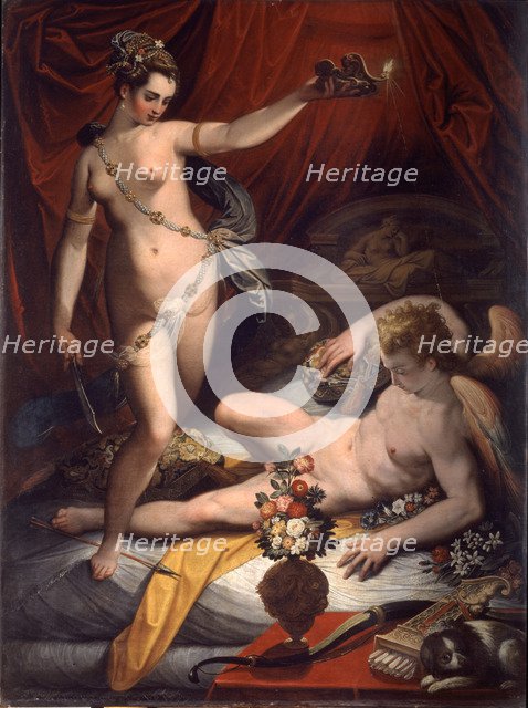 Amor and Psyche, 1589. Artist: Zucchi, Jacopo (c. 1541-c. 1590)