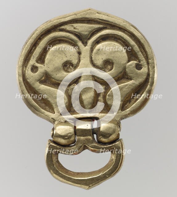 Gold Belt Mount with Loop, Avar, 700s. Creator: Unknown.