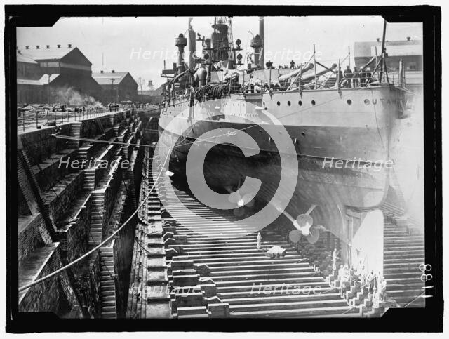 U.S.S. Utah, between 1909 and 1914. Creator: Harris & Ewing.