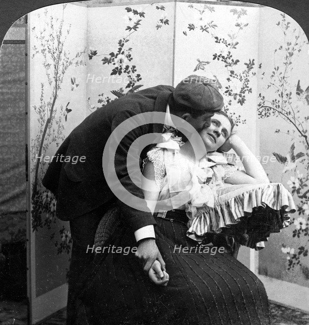 'Love's Token'.Artist: American Stereoscopic Company