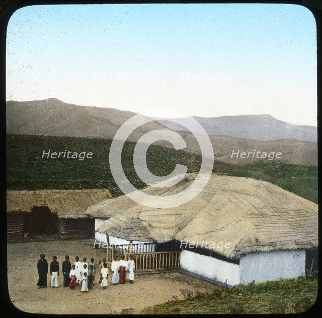 Day school, Uva Province, Ceylon. Artist: Unknown