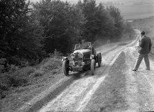 1933 Talbot 75 2276 cc competing in a Talbot CC trial. Artist: Bill Brunell.