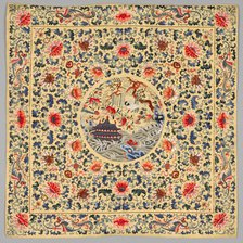 Table Cover, late 1800s. Creator: Unknown.