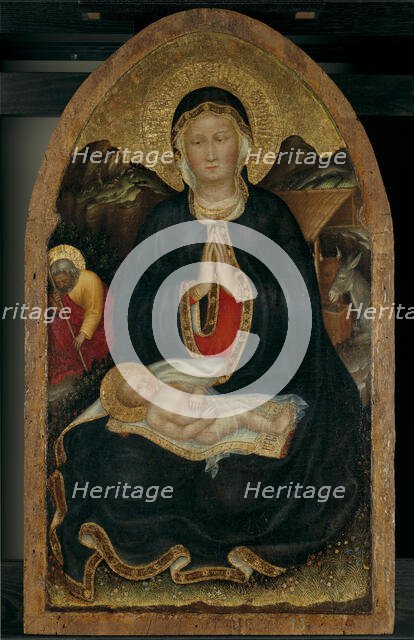 Nativity, about 1420-1422. Creator: Gentile da Fabriano.