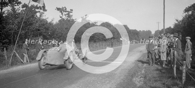 Bugatti Grand Prix-bodied 2 seater, Boulogne Motor Week, east of La Capelle, France, 1928. Artist: Bill Brunell.