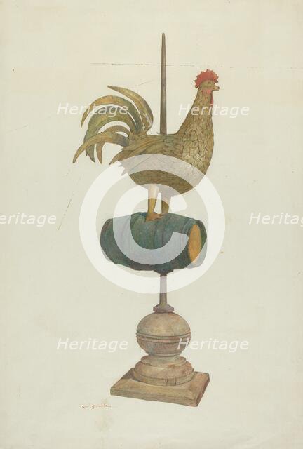 Weather Vane, c. 1940. Creator: Carl Strehlau.