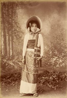 A Sawbwa Daughter, about 1885. Creator: Felice Beato.