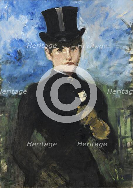Horsewoman, Full-Face (L'Amazone), 1882. Creator: Edouard Manet.